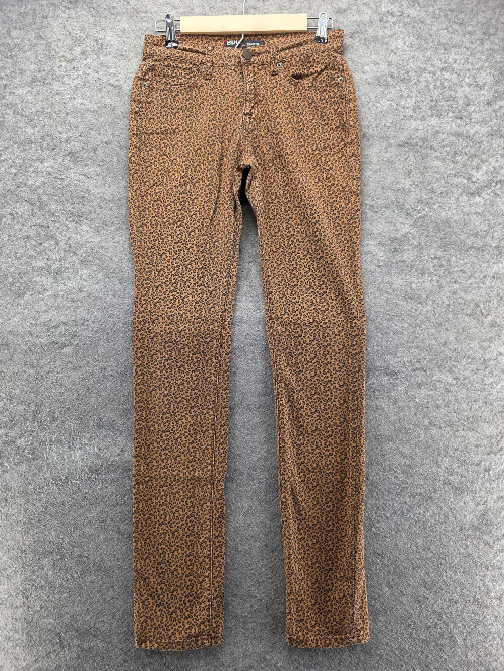 BDG Pants Womens 26 Brown Cigarette High Rise Jegging Stretch Pockets 34 In